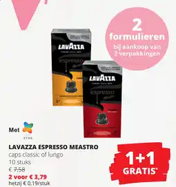 Spar Lavazza espresso meastro aanbieding