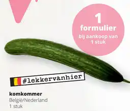Spar Komkommer aanbieding