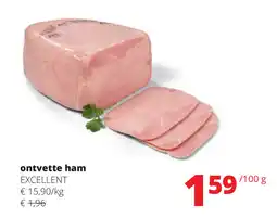 Spar Ontvette ham aanbieding
