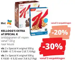 Spar Kellogg's extra of Special k aanbieding
