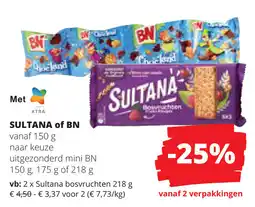 Spar Sultana of BN aanbieding