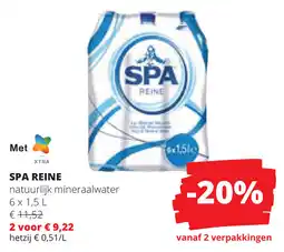 Spar Spa Reine aanbieding