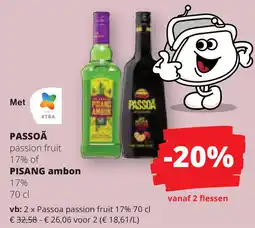 Spar Passoa of Pisang Ambon aanbieding