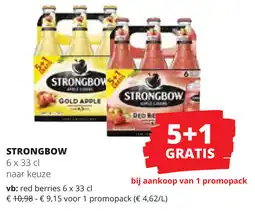 Spar Strongbow aanbieding