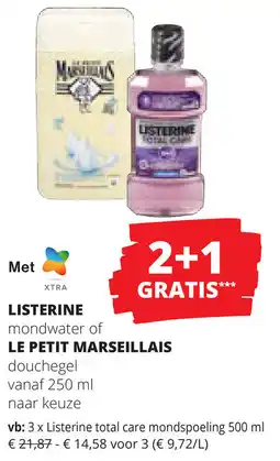 Spar Listerine of Le Petit Marseillais aanbieding