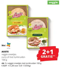 Spar Aoste aanbieding