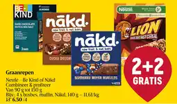 Delhaize Graanrepen Nestlé - Be Kind of Nâkd aanbieding