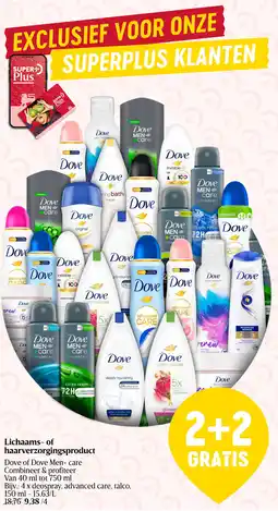 Delhaize Dove of Dove Men+ care aanbieding