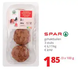 Spar Gehaktballen aanbieding