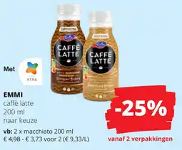 Spar Emmi Caffè Latte aanbieding