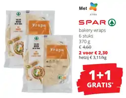 Spar Bakery Wraps aanbieding