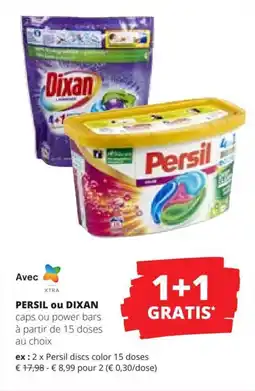 Spar Persil ou Dixan aanbieding