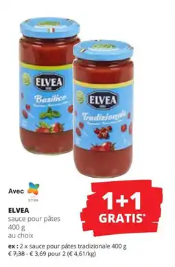 Spar Elvea sauce pour pâtes aanbieding