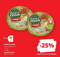 Spar Come a casa pizza bolognaise aanbieding
