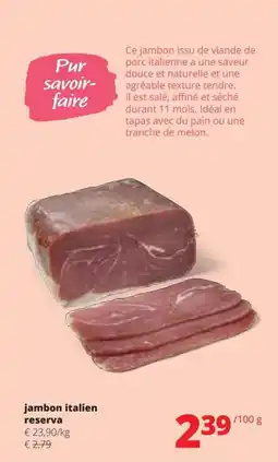 Spar Jambon italien reserva aanbieding