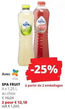 Spar Spa fruit aanbieding