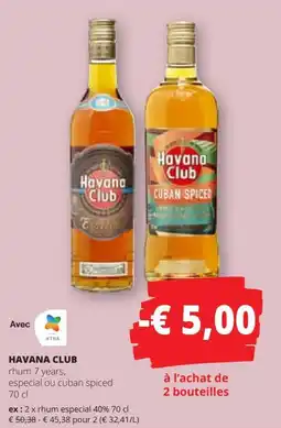 Spar Havana Club aanbieding