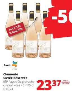 Spar Clomonté Cuvée Réservée aanbieding