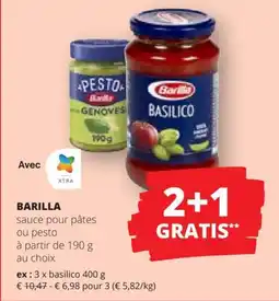 Spar Barilla aanbieding