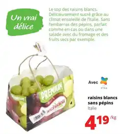 Spar Raisins Blancs Sans Pépins aanbieding