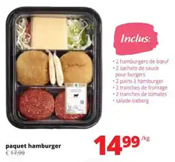 Spar Paquet Hamburger aanbieding