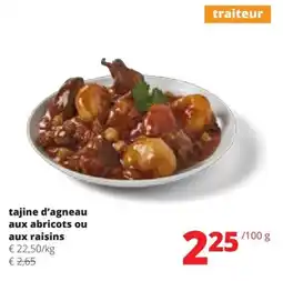 Spar Tajine D'agneau Aux Abricots Ou Aux Raisins aanbieding