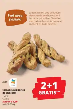 Spar Torsade Aux Perles De Chocolat aanbieding