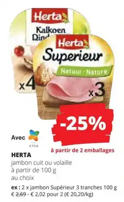 Spar Herta aanbieding