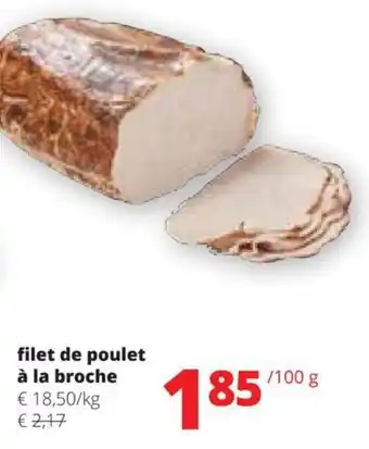 Spar Filet De Poulet à La Broche aanbieding