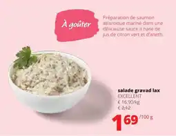 Spar Salade Gravad Lax aanbieding