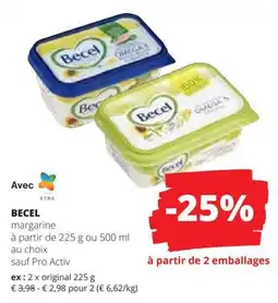 Spar Becel aanbieding