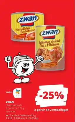 Spar Zwan aanbieding