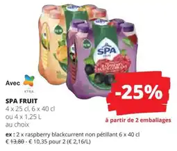 Spar Spa Fruit aanbieding