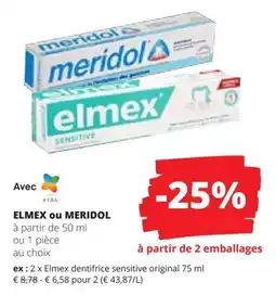 Spar Elmex ou Meridol aanbieding