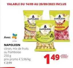 Spar Napoleon aanbieding