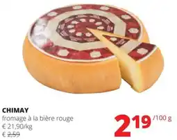 Spar Chimay fromage à la bière rouge aanbieding