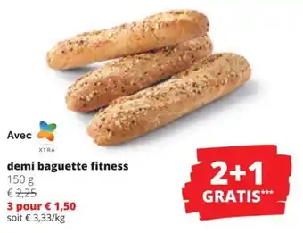 Spar Demi baguette fitness aanbieding