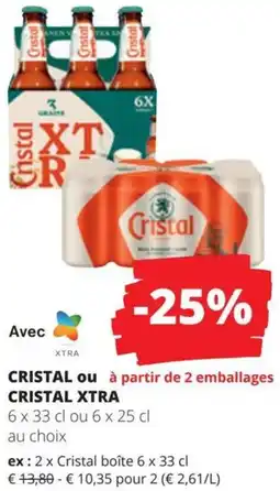 Spar Cristal ou Cristal xtra aanbieding