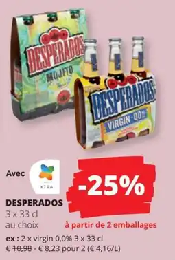 Spar Desperados aanbieding