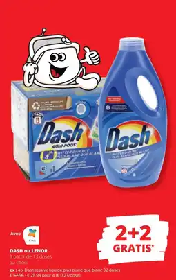 Spar Dash ou Lenor aanbieding