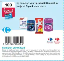 Carrefour Stimorol aanbieding