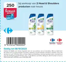 Carrefour Head & Shoulder producten aanbieding