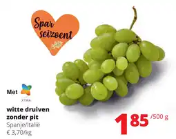 Spar Witte druiven zonder pit aanbieding