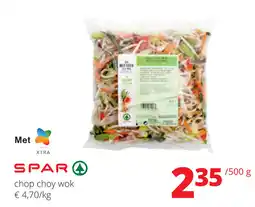 Spar Chop choy wok aanbieding
