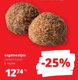 Spar Vogelnestjes aanbieding
