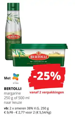 Spar Bertolli margarine aanbieding