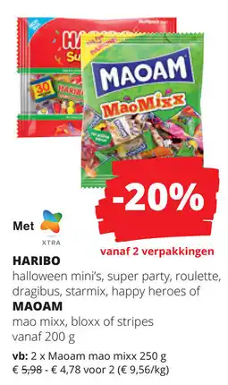 Spar Haribo of Maoam aanbieding