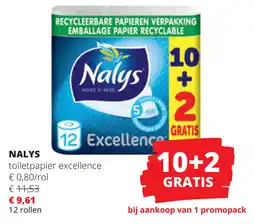 Spar Nalys toiletpapier excellence aanbieding