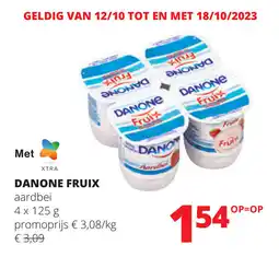 Spar Danone Fruix aardbei aanbieding