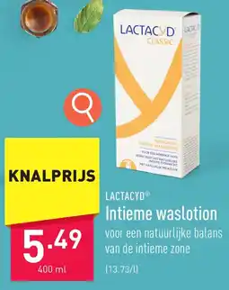 ALDI Lactacyd intieme waslotion aanbieding